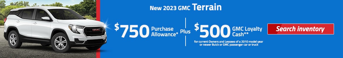 GMC Terrain Purchase Offer